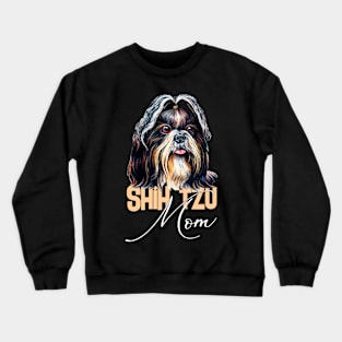 Shih Tzu Mom Crewneck Sweatshirt